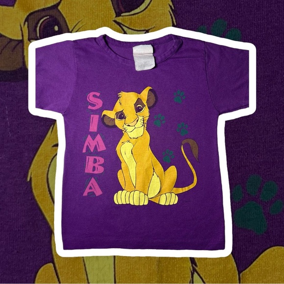 Vintage Lion King “Simba” graphic tee 💜 - Picture 1 of 5